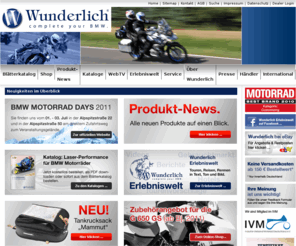 wunderlich-bmw.com: Wunderlich - Complete your BMW -
Motorradzubehör für BMW - großes Spezialangebot.