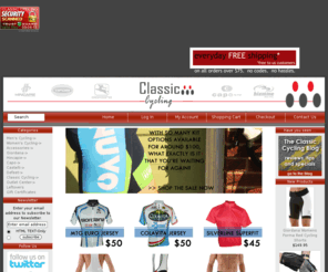 classiccycling.org: Biking Clothing, Gloves, Shorts & Cycling Gear - Classic Cycling
Cycling clothing including cycling jerseys, biking shorts, bib shorts, cycling shoes, cycling gloves among other items for men and women. The best quality cycling apparel at the best prices