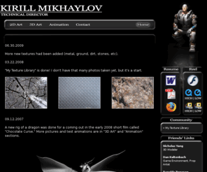 kirillm.net: Kirill Mikhaylov - Character Technical Director
Kirill Mikhaylov - Character Technical Director