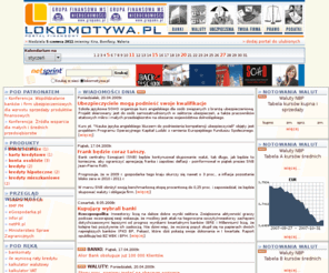 lokomotywa.pl: Portal Finansowy :: Lokomotywa.pl - Wiadomości
Portal finansowy Lokomotywa.pl - informacje o gospodarce, inwestowaniu, finansach osobistych i o firmie. Sklep produktów bankowych i ubezpieczeniowych : kredyty, karty, konta, ubezpieczenia, i wiele innych. Wiele informacji na
tematy : Kredyt, kredyty, waluty, ubezpieczenia, podatki, prawo, giełda.