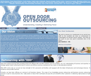 opendooroutsourcing.com: Web Design Development CAD Data Entry Outsourcing Service India
Open door outsourcing offers kpo services such as cad web development design call center data entry management seo multimedia service to outsource from India. Best knowledge process outsourcing company in india offer call center data management web development design cad multimedia seo remote IT support services to offshore client.