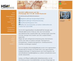 solarparken.com: ---- H.S.W. Ingenieurbüro Gesellschaft für Energie und Umwelt mbH ---- Home
Wir sind als unabhängiges Ingenieurbüro für Geologie, Geotechnik, Altlastenerkundung, Bauschadens- und Asbestbewertung sowie für Projektierung von Erdwärmeanlagen deutschlandweit erfolgreich tätig. Erfahren Sie mehr über unser Unternehmen ...