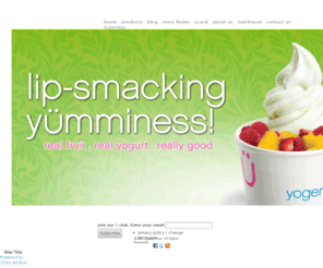 yogenfruz.com: Yogen Fruz / Frozen Yogurt & Smoothies / Soft Serve topped with fresh fruits / Probiotic Froyo / Dessert Treat
In 1986, two young brothers opened a frozen yogurt store in Toronto, Canada. A new concept that provided people with a healthy and tasty frozen yogurt treat! Today, Yogen FrÃ¼z has grown to more than 1200 locations operating in over 25 countries.