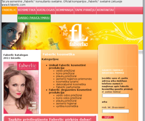 e-faberlic.lt: Faberlic kosmetika | Katalogas 2011 | Kompanija | Deguonies kosmetika
Faberlic kometika, katalogas 2011, Faberlic kompanijos pristatymas, konsultantų registracija