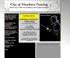 fencingforyou.com: Fencing Classes in Winchester VA, Frederick MD, and the Panhandle of WV
The Sport of Fencing. Beginner fencing classes in Winchester, Frederick and Harper's Ferry.  Instruction in foil, epee, and sabre. Based in the Tri-State area of Maryland, West Virginia and Virginia in the Shenandoah Valley.