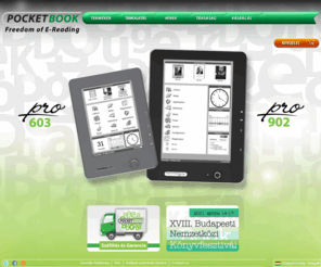 pocketbookreader.hu: PocketBook - színes E-book olvasó 53500 Ft-ért
WiFi, 3G, Bluetooth, hangos felolvasás, 2 GB flash, magyar nyelv,2 év garancia, érintőképernyő. E-book olvasók a forgalmazótól 1000 könyvvel ajándékba.