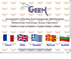 geem.org: Groupement d'Etudes Entomologiques Mditerrane
Non Governmental Organization