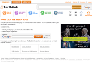 greenmtngroup.com: EarthLink® - Page Not Found
Anytime, anywhere, EarthLink connects people to the power and possibilities of the Internet. Connect to the Internet with High Speed, DSL, Cable, Satellite, Voice, trueVoice,  Dial-up.