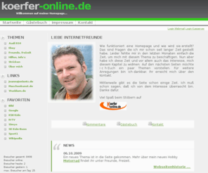 koerfer-online.de: Koerfer-Online.de
Thomas Homepage