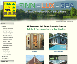 finnluxspa.com: FINN - LUX  - SPA GMBH - Sauna, Whirlpool und Wellness
Sauna, Whirlpool und Wellness.