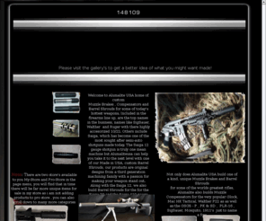 sigmosquito.com: Alumalite USA
Welcome to Alumalite USA home of custom muzzle Brakes , Compensators and Barrel Shrouds for some of today's hottest weapons. Included in the firearms line up, are the top names in the business, names like SigSauer, Walther  and Ruger with there highly accesorized 10/22. Others include Saiga, which has become one of the most sought after semi-auto shotguns made today.