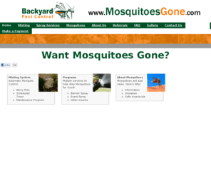 mosquitosgone.com: Middle Georgia Mosquito Control | Mosquito Misting Systems | Mosquito Spray
Backyard Pest Control Mosquito Control custom designs and installs our outdoor mosquito misting systems which effectively controls outdoor flying, biting and stinging insects