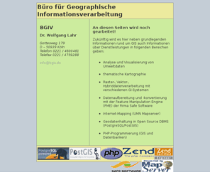 bgiv.net: Büro für Geographische
Informationsverarbeitung - BGIV
