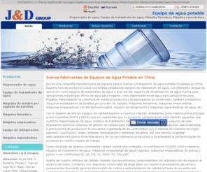 jndgroup.es: Dispensador de agua,Equipo de tratamiento de agua,Filtro de agua,Máquina empacadora
Somos un fabricante de equipo de agua potable en China. Nuestra lista de productos cubre una amplia variedad de equipo de tratamiento de agua, equipo de desalinización de agua marina para aplicaciones industriales, filtro de agua para hogares y mini dispensadores de agua para aplicaciones para hogares. Para expandir la cobertura de nuestros productos y la participación en el mercado, también producimo máquina moldeadora de botellas por proceso de soplado, máquina llenadora, máquina empacadora, máquina empacadora con film termoencogible, equipo de refrigeración y máquina expendedora de agua. Dentro de nuestra lista de servicios encontramos la personalización de equipos, servicio ODM y OEM, y proyecto de servicios turn-key.