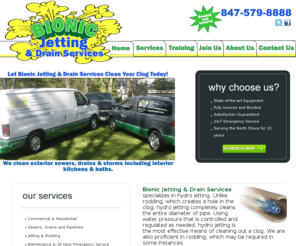 bionicjetting.com: Bionic Jetting & Drain Services: Specializing in hydro jetting your clogged drains and pipes
Bionic Jetting & Drain Services specializes in hydro jetting your clogged drains and pipes on Chicagos North Shore. Be proactive. Emergency Services Available.