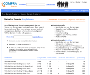 isp4.co.uk: Website Domain - Domeinregistraties - domeinnaam registraties wereldwijd
Domeinzaken levert maatwerk adviezen en diensten voor bedrijven die met een website op internet willen opereren.