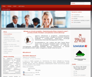 sfrs.pl: Świętokrzyska Firma Równych Szans
Serwis internetowy projektu „Świętokrzyska firma równych szans”, poświęconego tematyce zarządzania różnorodnością!