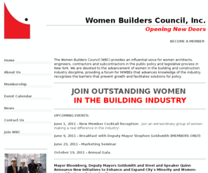 wbcnyc.org: WBC
The Women Builders Council (WBC) is a leading association of women business owners and professionals within the building industry.