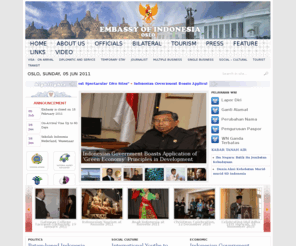 indonesia-oslo.no: Embassy of Indonesia in Oslo, Norway
Embassy of Indonesia accredited to the Kingdom of Norway and the Republic of Iceland