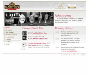 themarstonsbeercompany.com: Marston's Beer Company
Web site for Marston's Beer Company Home page