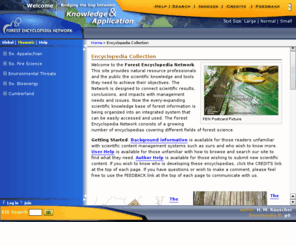 forestencyclopedia.net: Encyclopedia Collection
        —
        Forest Encyclopedia Network
