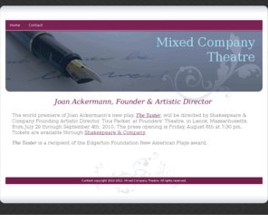 mixedcompanytheatre.net: Home
Home Page