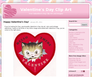 valentinesdayclipart.net: Valentine's Day Clip Art
Free Valentine's Day clip art, vintage valentines, backgrounds, cupids and more.