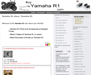 buyyamahar1.com: Yamaha R1 store | Yamaha R1
Yamaha R1 online store. Buy Yamaha R1 online at the Internets Premier Yamaha R1 Store