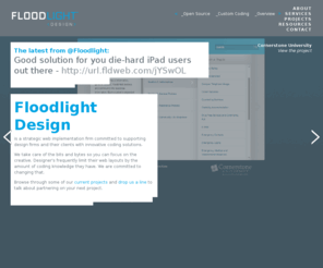 joeliu.com: Custom Joomla & Wordpress Website Development | Floodlight Design
Floodlight Design is a strategic web implementation firm committed to supporting design firms and their clients with innovative coding solutions.