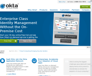 saassure.com: Identity & Access Management for the Cloud -- Okta
On-demand identity & access management for cloud/SaaS applications. Integrates with Active Directory and sets up in an hour. Free Trials Available!