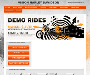 visionharleydavidson.com: Vision Harley Davidson | Harley-Davidson  REPENTIGNY, QC J5Z 4Z3 - New Bikes et Pre-Owned Bikes
REPENTIGNY, QC, Vision Harley Davidson sells and services Harley-Davidson vehicles in the greater REPENTIGNY