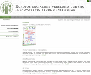 europe-institute.com: Europos socialinis verslumo ugdymo ir inovatyvių studijų institutas
