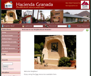 haciendagranada.com: Hacienda Granada -
Neighborhood resource and real estate information for the Hacienda Granada area.