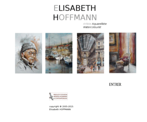 hoffmannelisabeth.com: Aquarelliste Elisabeth HOFFMANN Watercolor Aquarelles Artiste peintre
Aquarelliste Elisabeth Hoffmann, habite entre Bordeaux et St Emilion en France. Site Officiel. 
French watercolorist, she lives between Bordeaux and ST Emilion. The Official site.
Présente ses aquarelles, marines, scènes urbaines,paysages,portraits...