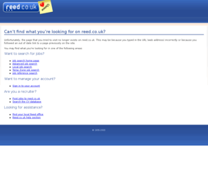 reednewmedia.co.uk: reed.co.uk - 404 - page not found
reed.co.uk - the UK's biggest job site