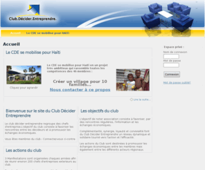 club-decider-entreprendre.net: Accueil
Joomla! - le portail dynamique et système de gestion de contenu
