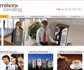 millsons.co.uk: Millsons Vending - Vending machines Kent and London
Quality Vending machines by Millsons vending in Kent and London providing water coolers, coffee machines, snack machines, and cold drink machines.