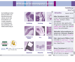 xn--benachteiligtenfrderung-nlc.net: hiba - heidelberger institut beruf und arbeit gmbh
Web-Site der hiba Unternehmensgruppe