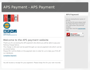 aspectpayment.org: APS Payment - APS Payment
For payment of APS fines.