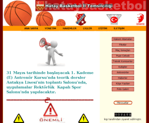 hataybasketbol.com: Hatay Basketbol İl Temsilciliği
