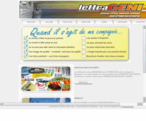 lettrageni.com: Lettra Geni - Bienvenue
