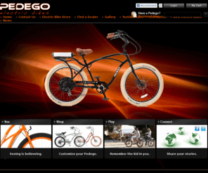 pedegoelectricbikes.com: Electric Bikes | Electric Bicycles | E-bikes | Find A Dealer Or Buy Online - Pedego Electric Bikes
We Carry The Most Stylish, Efficient & Functional Electric Bikes On The Market. Our E-Bikes Are Made From Quality, Brand Name Equipment - Visit Us At Pedego.com