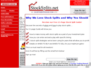 What happens to stock options when stock splits