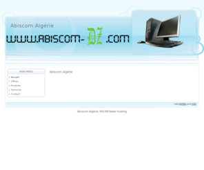abiscom-dz.com: Abiscom Algérie
Abiscom Algérie Vente de logiciels et matériels informatique