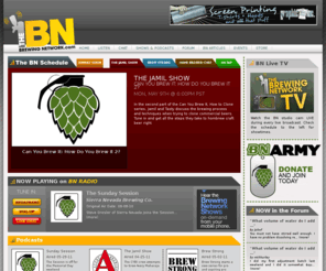 bnarmy.net: The Brewing Network.com - Beer radio | The Brewing Network™ for craft brewers and microbrews
Home of Beer Radio: Multimedia Brewing Network resources include podcasts and videos. Schedule, archives, beer forum, chat, and events.