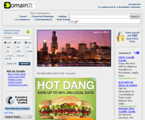 instant.biz: instant.biz
instant.biz is registered to a DomainIt client
