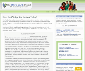 pledge4action.org: Sign the Pledge for Action to end sexual assault and dating violence
The Pledge for Action is a powerful agreement students, families, military members, educators, and individuals sign to pledge that they will do their best to help their family, friends and peers in potentially dangerous moments concerning alcohol, drugs, and sexual assault.