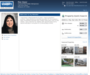 riseglaser.com: Rise Glaser - Real Estate Agent - Coldwell Banker Prime Properties
Rise Glaser is a Real Estate professional with Coldwell Banker Prime Properties in Niskayuna, NY. Click to view more information and property listings.