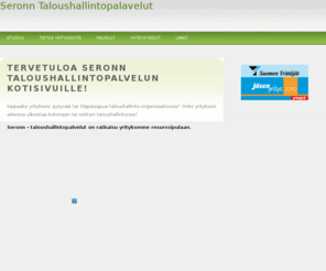 seronn.com: Seronn Taloushallintopalvelut
Seronn Taloushallintopalavelut