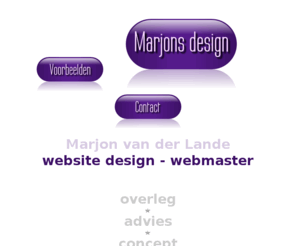 marjonsdesign.com: Marjon design Eindhoven
Marjons Design Eindhoven - website ontwerp